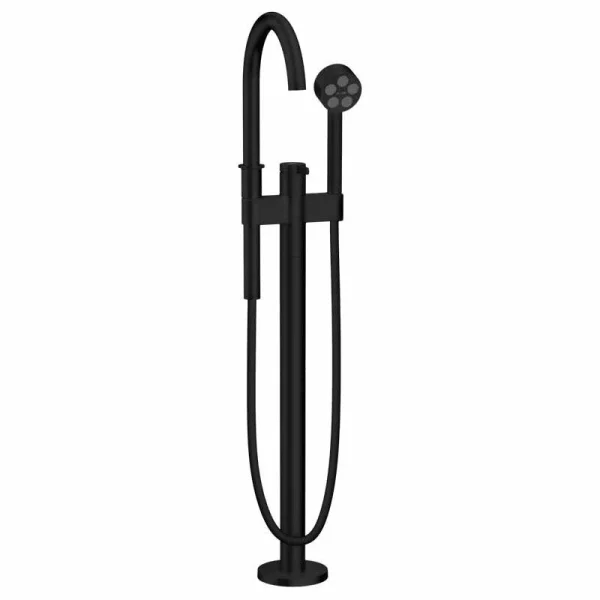 Axor One Single Lever Bath Mixer Floor-standing Matt Black
