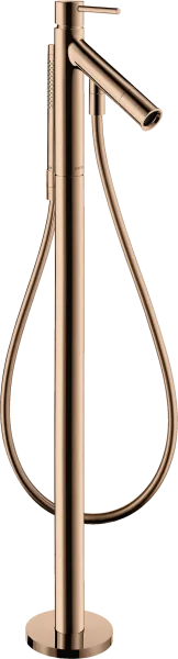 Axor Starck Single Lever Bath Mixer Floor-standing With Pin Handle Polished Red Gold