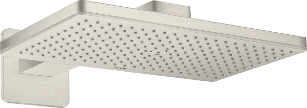 Axor Showersolutions Overhead Shower 460/300 1jet With Shower Arm And Softsquare Escutcheon Stainless Steel