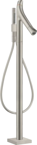 Axor Starck Organic Thermostatic Bath Mixer Floor-standing Stainless Steel