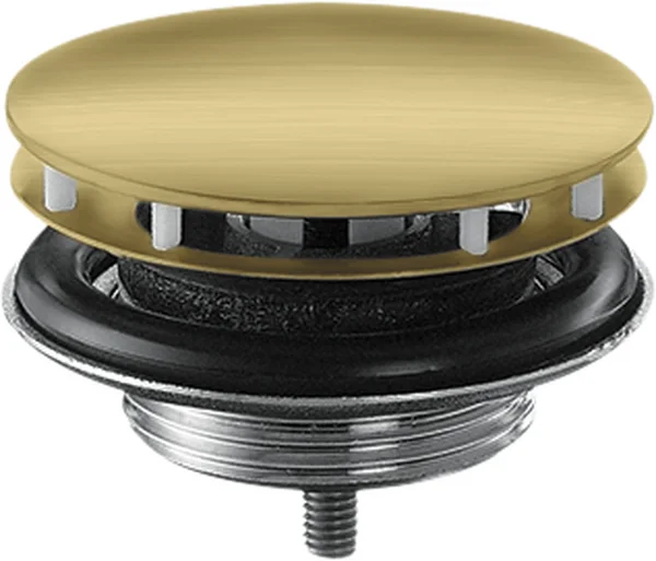 Axor Waste Set 11/4" Non-closing For Washbasins Brushed Brass