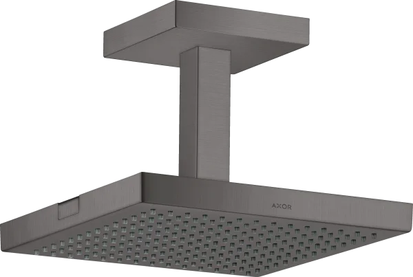 Axor Showersolutions Overhead Shower 240/240 1jet With Ceiling Connection Brushed Black Chrome