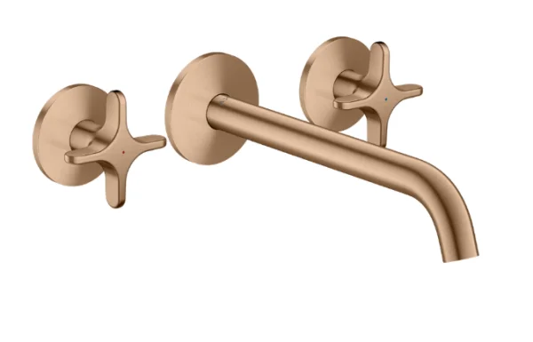 Axor One Bath Mixers Concealed 439 X 237 X 101mm Rose Gold/gold - Brushed