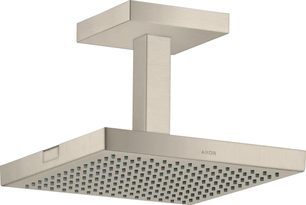Axor Showersolutions Overhead Shower 240/240 1jet With Ceiling Connection Brushed Nickel