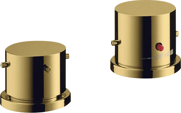 Axor Starck 2-hole Rim-mounted Thermostatic Bath Mixer With Zero Handles