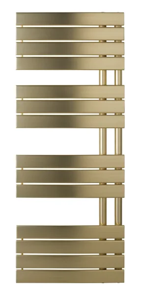 Just Taps Cleo Radiator Brushed Brass 1400 X 550
