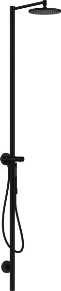 Axor Starck Shower Column With Hand Shower Matt Black