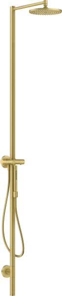 Axor Starck Shower Column With Hand Shower Brushed Brass