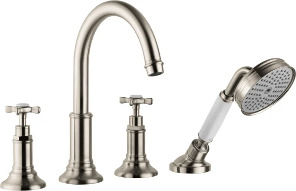 Axor Montreux Bath Mixers Concealed 504 X 263 X 128mm Nickel - Brushed