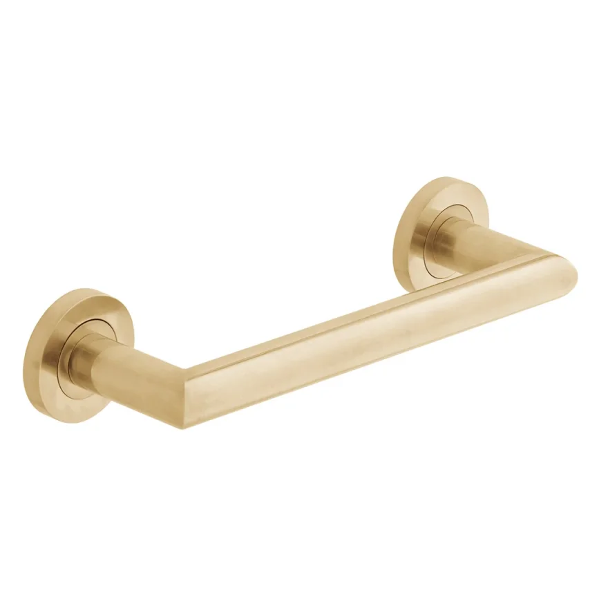 Vado Individual Spa Grab Or Towel Rail 300mm (12") Brushed Gold product image - Image 1