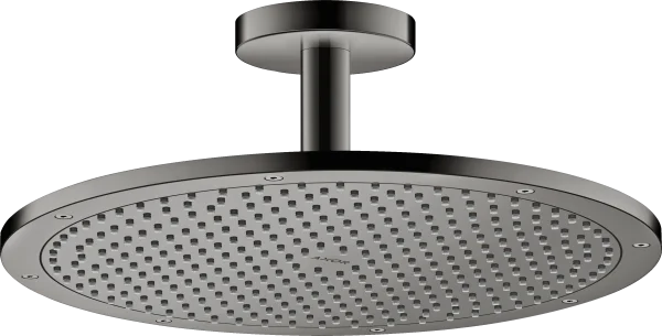 Axor Showersolutions Overhead Shower 350 1jet With Ceiling Connection Polished Black Chrome