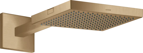 Axor Showersolutions Overhead Shower 240/240 With Shower Arm Brushed Bronze