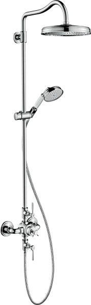 Axor Montreux Showerpipe With Thermostatic Mixer And 1jet Overhead Shower 240