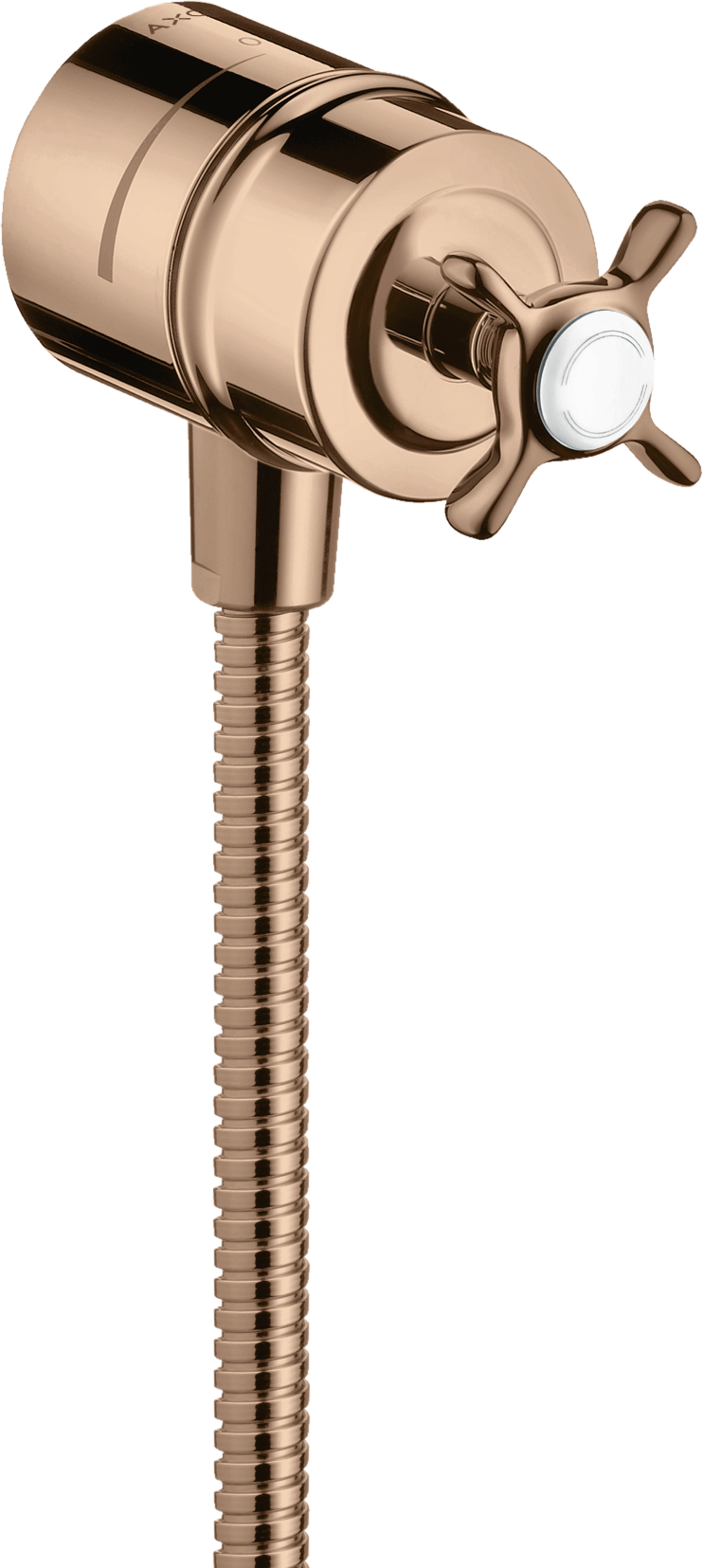 Axor Montreux Wall Outlet Stop With Non-return Valve, Shut-off Valve And Cross Handle