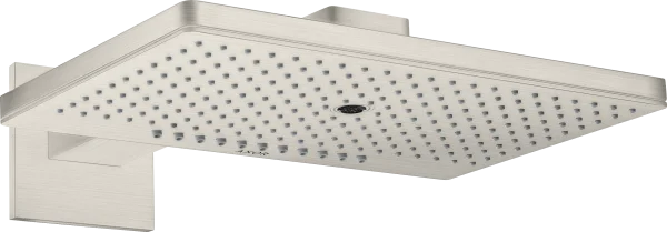 Axor Showersolutions Overhead Shower 460/300 3jet With Shower Arm And Square Escutcheon Stainless Steel