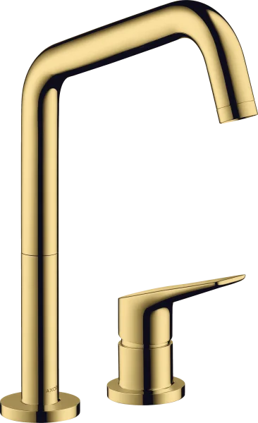Axor Citterio M 2-hole Single Lever Kitchen Mixer 240 With Swivel Spout Gold Polished