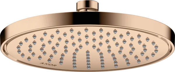 Axor Showersolutions Overhead Shower 220 1jet Ecosmart+ Polished Red Gold
