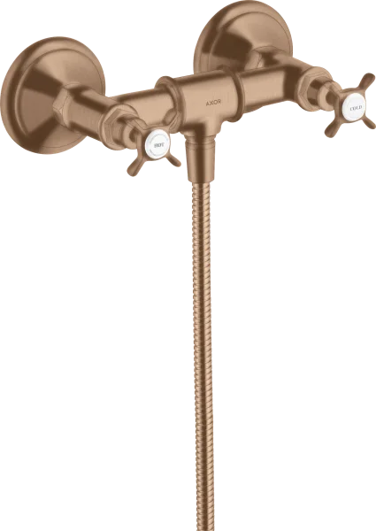 Axor Montreux 2-handle Manual Shower Mixer For Exposed Installation With Cross Handles