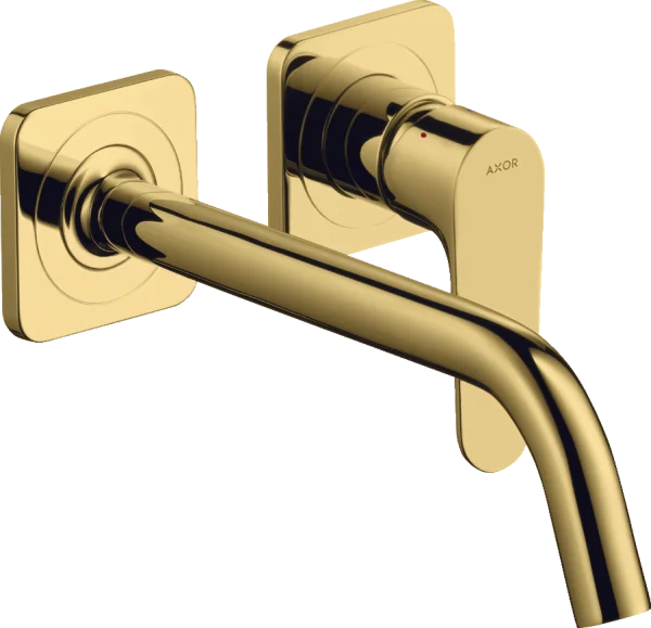 Axor Citterio M Single Lever Basin Mixer For Concealed Installation Wall-mounted With Spout 227 Mm And Escutcheons