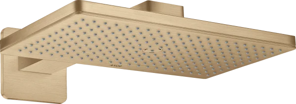 Axor Showersolutions Overhead Shower 460/300 1jet With Shower Arm And Softsquare Escutcheon Brushed Bronze