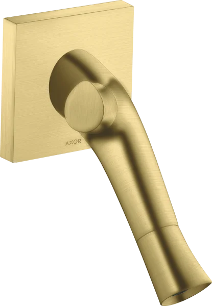 Axor Starck Organic 2-handle Basin Mixer For Concealed Installation Wall-mounted With Spout 187 Mm Brushed Brass