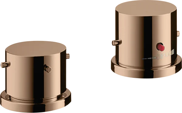 Axor Starck 2-hole Rim-mounted Thermostatic Bath Mixer With Zero Handles