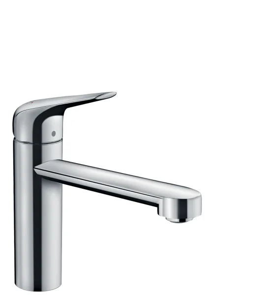 Hansgrohe Focus M42 Single Lever Kitchen Mixer 120 Coolstart, Ecosmart, Single Spray Mode Chrome
