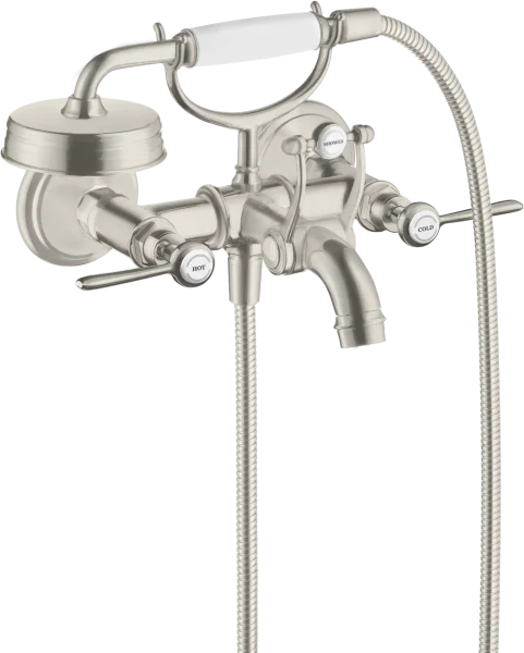 Axor Montreux 2-handle Manual Bath Mixer For Exposed Installation With Lever Handles Stainless Steel