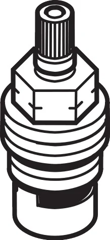 Axor 1/2" Ceramic Shut Off Cartridge 90 Degree, Left Closing