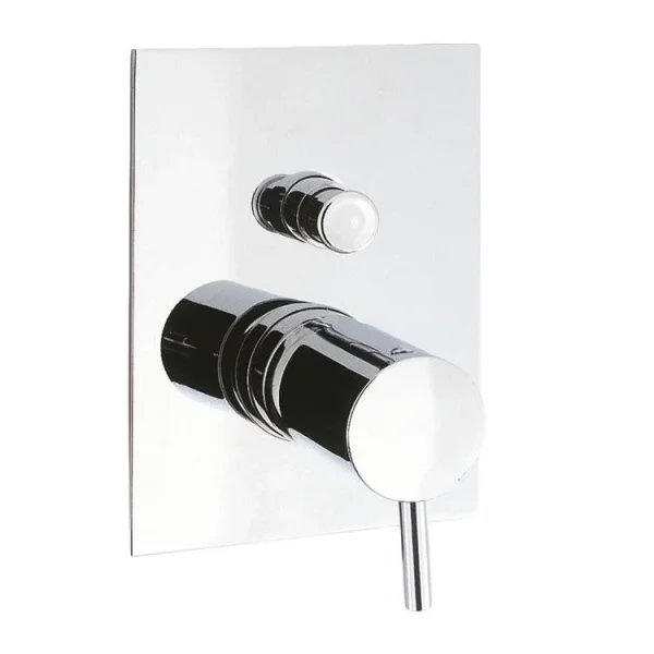 Crosswater Kai Lever Manual Shower Valve Diverter Recessed Chrome product image - Image 1