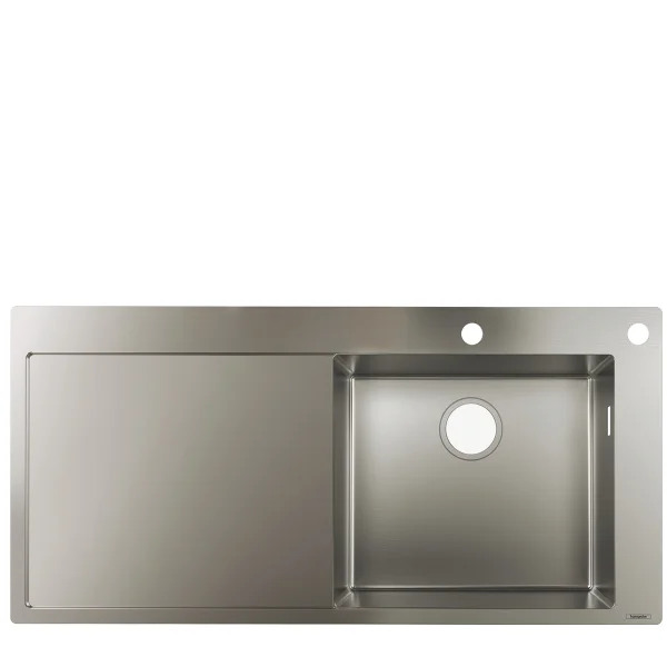 Hansgrohe S71 S717-f450 Built-in Sink 450 With Drainer Stainless Steel