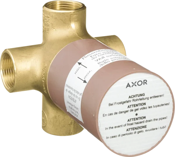Axor Basic Set For Quattro 3-way Diverter Valve 3/4"