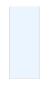 London Showers Bespoke 920 x 2000 mm 10mm EasyClean Shower Glass