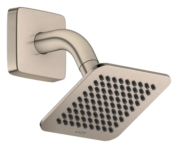 Axor Citterio C Overhead Shower 120/120 1jet Ecosmart With Shower Arm Brushed Nickel