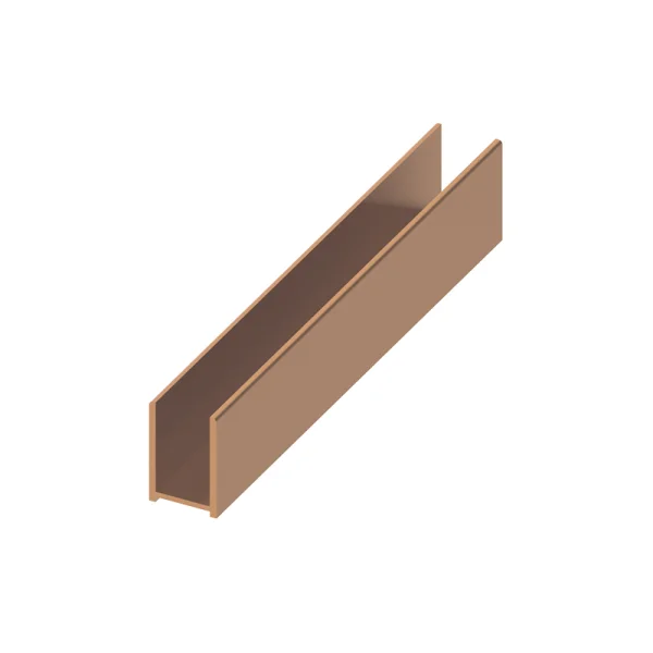 Abacus Glass Surface Channel Pack Bronze 10mm