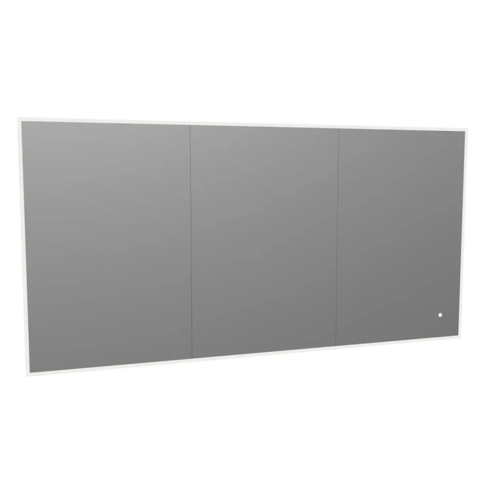 Faeber Edge 1500 Led 3 Door Illuminated Mirror Cabinet (recess Compatible) detail view - Image 3