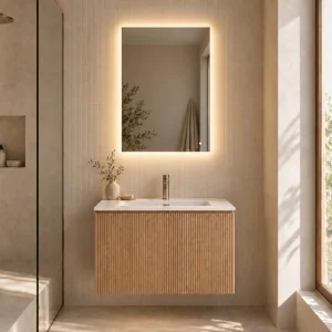 Faeber Glow 600 Steam Free LED Illuminated Mirror