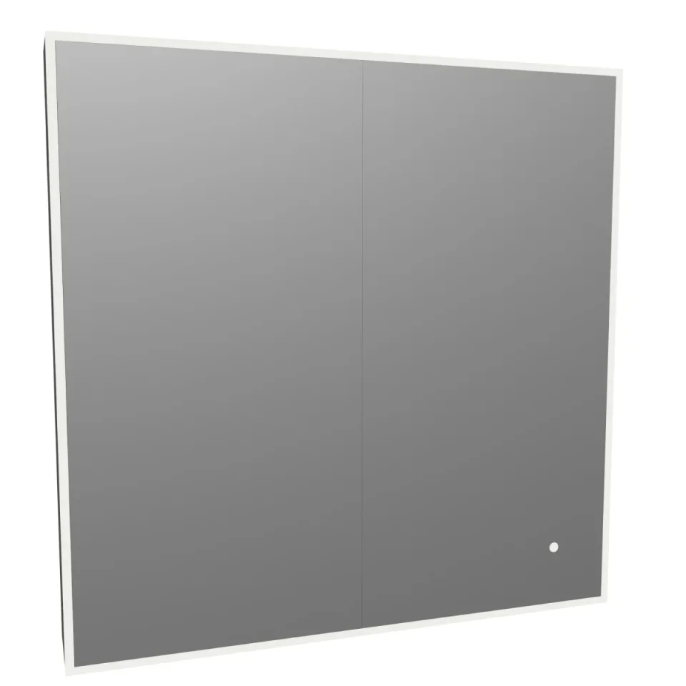 Faeber Edge 750 Led 2 Door Illuminated Mirror Cabinet (recess Compatible) detail view - Image 3