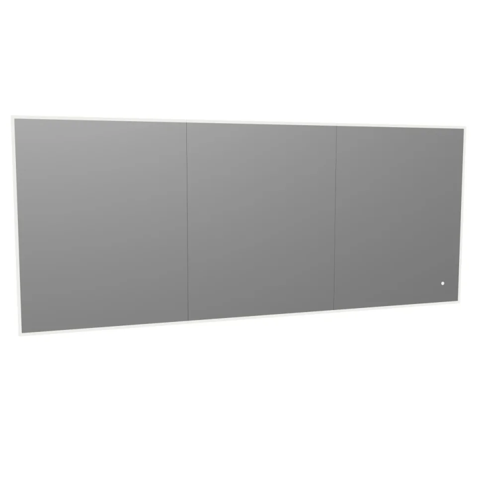 Faeber Edge 1800 Led 3 Door Illuminated Mirror Cabinet (recess Compatible) detail view - Image 3