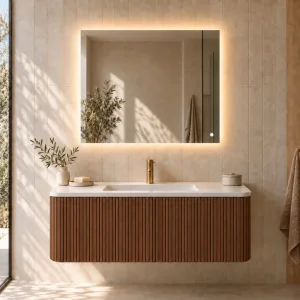 Faeber Glow 900 Steam Free LED Illuminated Mirror