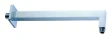Abacus Emotion Square Fixed Wall Arm 370mm Short Drop Chrome