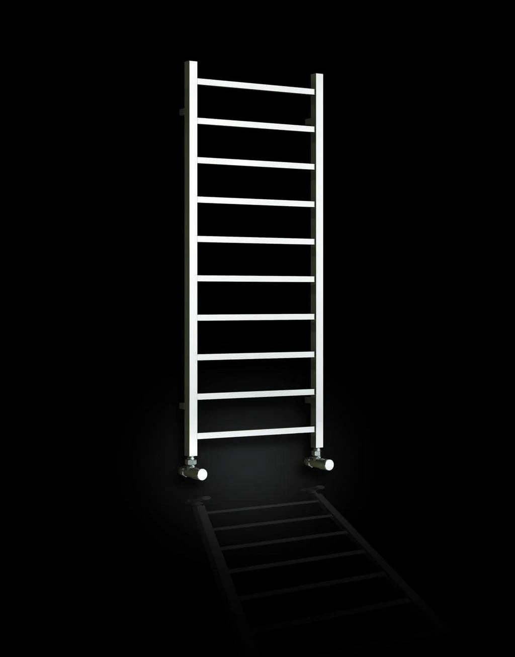 Reina Serena Designer Radiator - 1200 X 500 Chrome