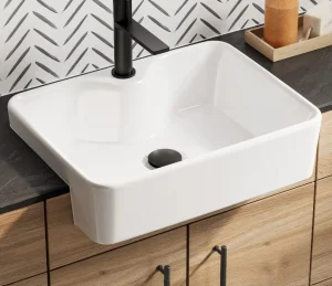 HIB Genesis Neo Square Semi-Recessed Basin