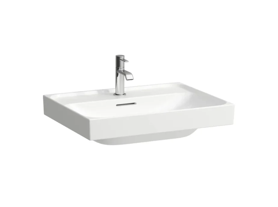 Laufen Meda Washbasin 600 X 460mm - 1 Tap Hole - White product image - Image 1