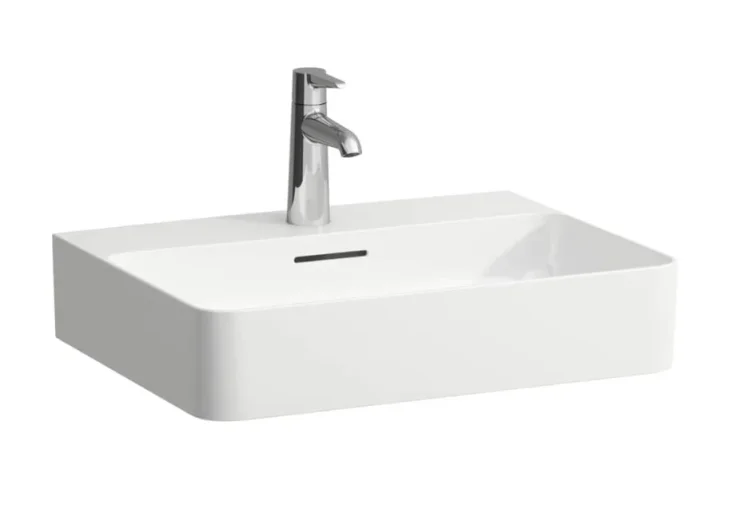 Laufen Val Basin 550 X 420mm One Tap Hole - White product image - Image 1