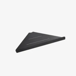Vado Individual Corner Shelf Brushed Black