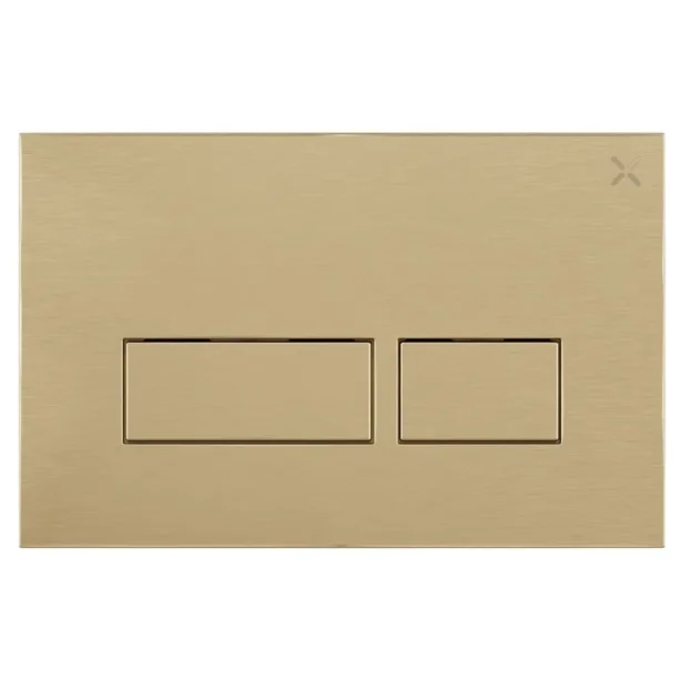 Crosswater Mpro Flush Plate Stainless Steel Brushed Brass product image - Image 1