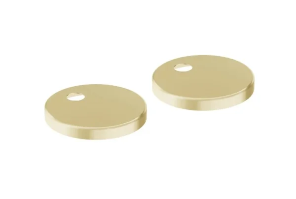 Vado Toilet Seat Hinge Cover Plate Satin Brass