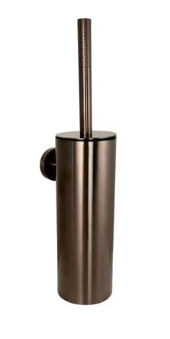 Neo Toilet Brush Holder Brushed Bronze product image - Image 1