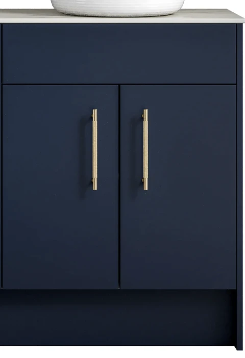 Hib 60cm Genesis Standard Basin Unit Midnight Blue